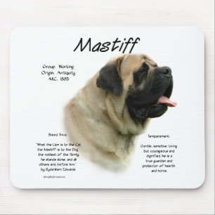 Fawn Mastiff History Mousepad