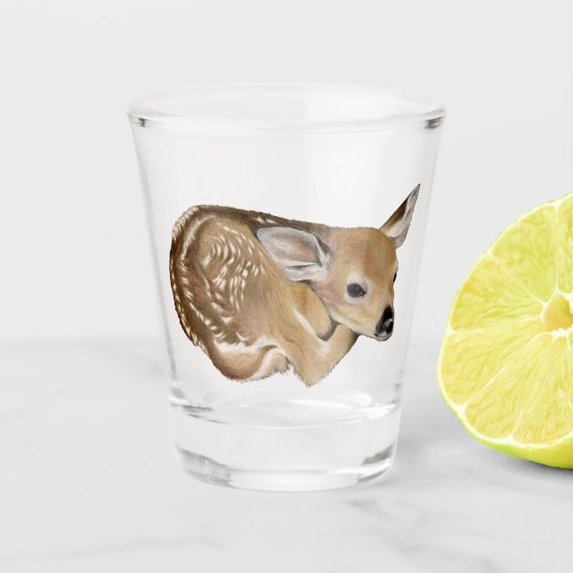 Fawn Schnapsglas (Vorderseite)