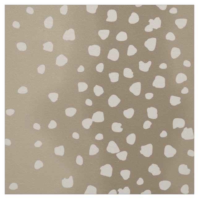 Fawn Spots Soft Brown Animal Pattern Stoff (Muster)