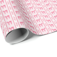 Fawns and Hydrangeas Wrapping Paper