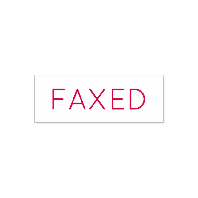 FAXED-Briefmarke Permastempel (Design)