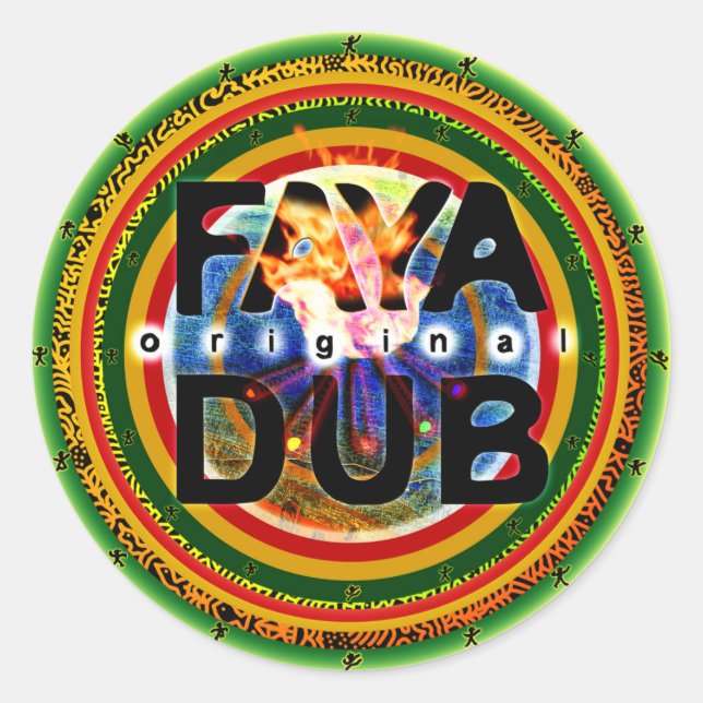 Faya Dub Stickers (Vorderseite)