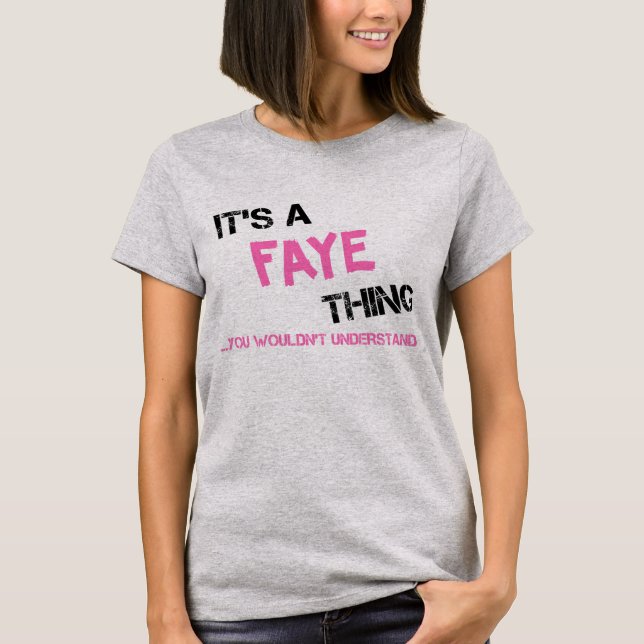 Faye ce que tu ne comprendrais pas T-shirt (Devant)