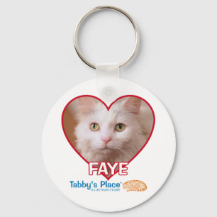 Faye - Knopf-Art-Schlüsselanhänger Schlüsselanhänger