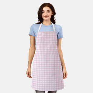 Faye & Lauren Pink Gingham Schürze
