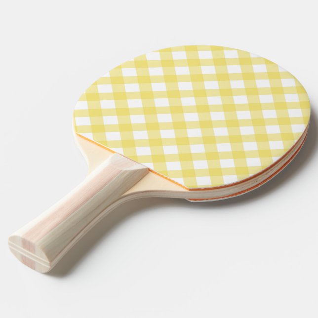Faye & Lauren Yellow Tischtennis Schläger (Vorderseite)