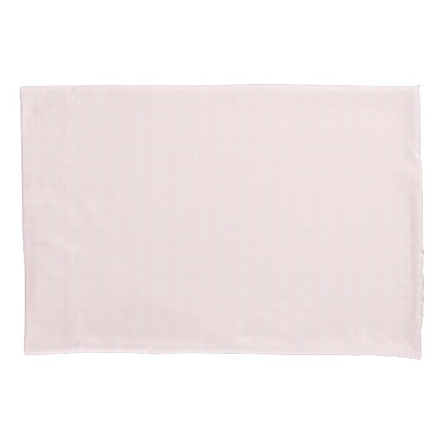 Faye Pastel Pink Gingham Kissenbezug (Vorderseite)