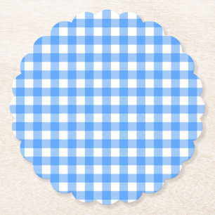 Faye und Lauren Blue2 Gingham Untersetzer