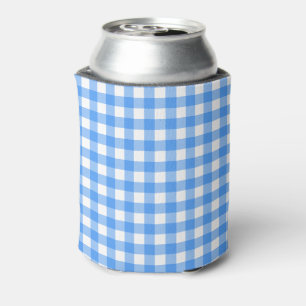 Faye und Lauren Blue Gingham Dosenkühler