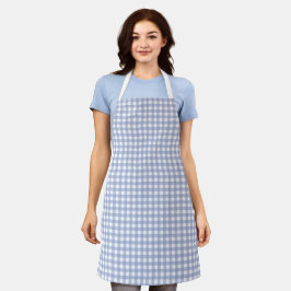 Faye und Lauren Blue Gingham Schürze