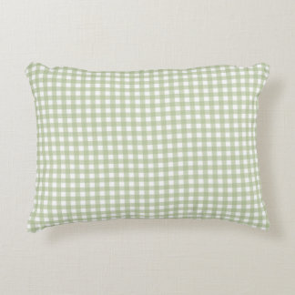 Faye und Lauren  Green Gingham 1 Dekokissen