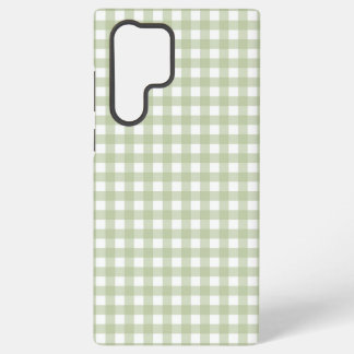 Faye und Lauren Green Gingham Samsung Galaxy Hülle