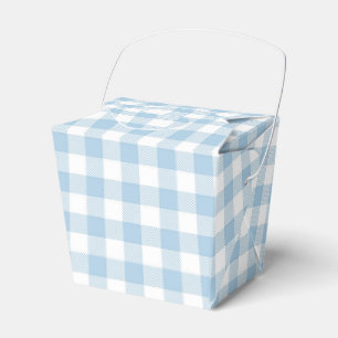 Faye und Lauren Kariert in Blau Geschenkschachtel