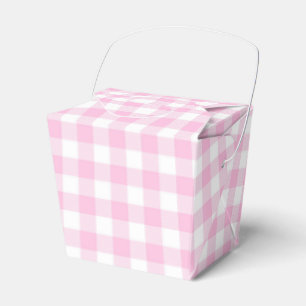 Faye und Lauren Karo rosa Geschenkschachtel