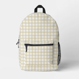 Faye und Lauren Pastel Yellow Bedruckter Rucksack