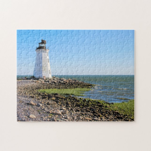 Fayerweather Insel-Leuchtturm, Connecticut (Horizontal)