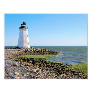Fayerwetter Insel Leuchtturm CT Foto Print