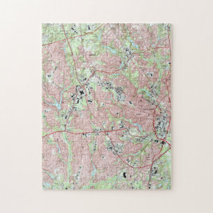 Fayetteville-North Carolina Map (1997)