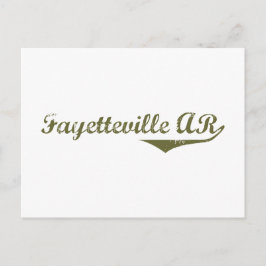 Fayetteville-Revolution in Shirts Postkarte