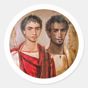 Fayum Lovers Ancient Egypt Roman Period Sticker