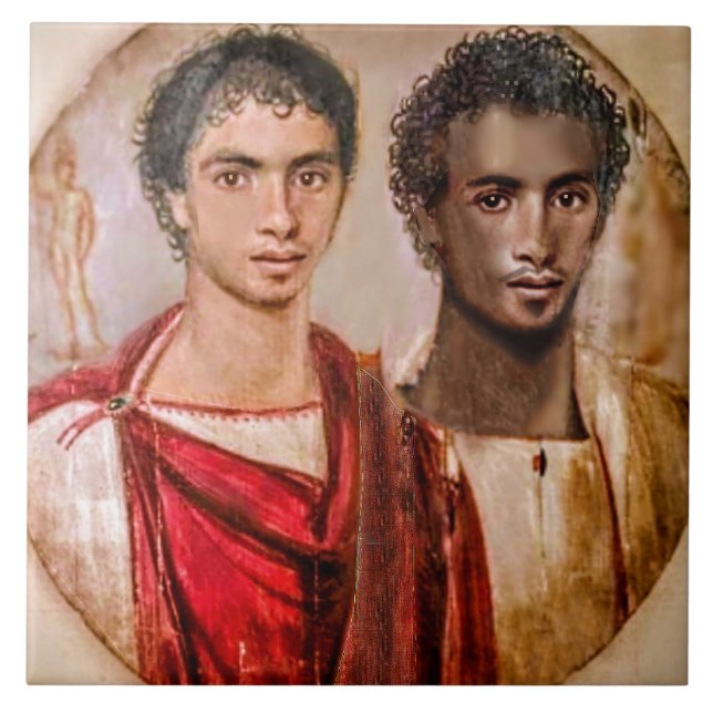 Fayum Lovers ... Römische Zeit Ägypten Fliese (Vorderseite)