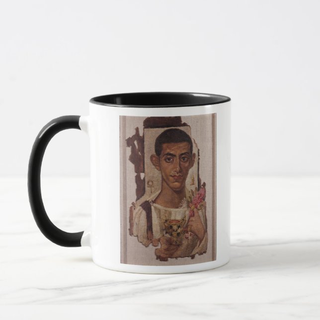 Fayum Porträt von Ammonius, von Antinoe Tasse (Links)