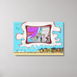 FB-500 | Absurder visueller Humor 24x16 Leinwanddruck