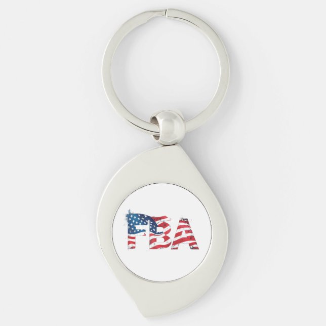FBA Foundational Black American Schlüsselanhänger (Vorderseite)