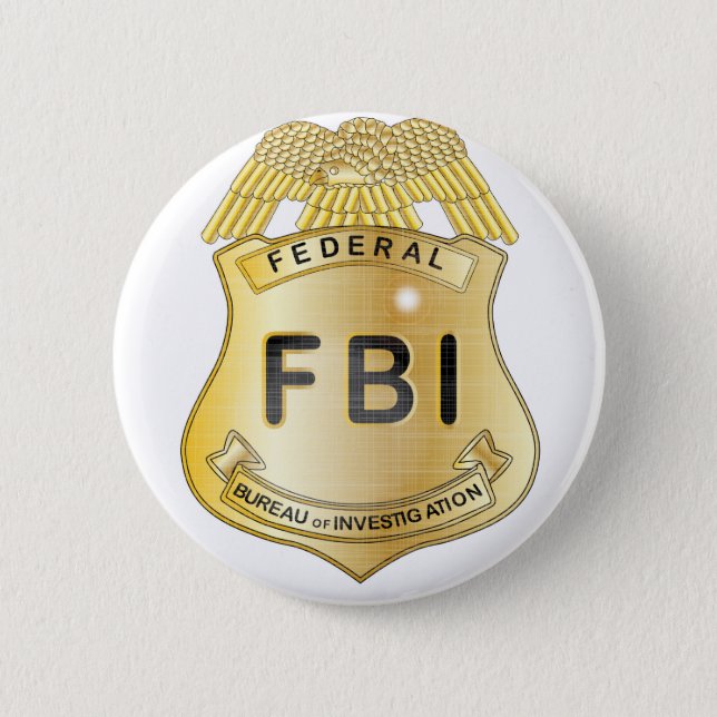 FBI-Abzeichen Button (Vorderseite)