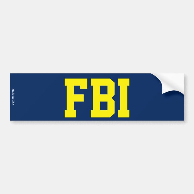 Fbi-Autoaufkleber Autoaufkleber (Vorne)