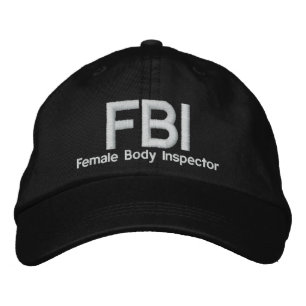FBI BESTICKTE BASEBALLKAPPE