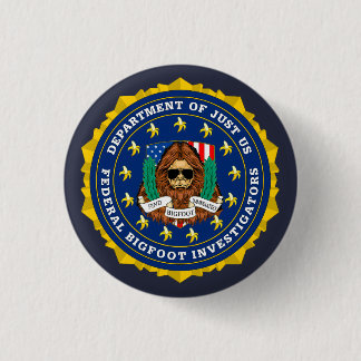 FBI-Bundesstaatlicher Bigfoot-Forscher-Knopf Button