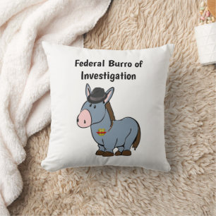 FBI Bundesstaatliches Burro der Untersuchung Donke Kissen