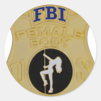 FBI-Chefärztin Runder Aufkleber