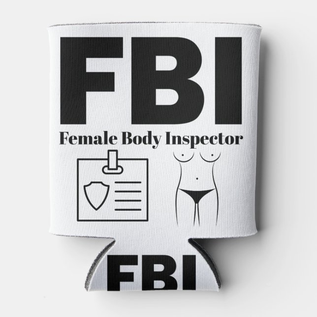 FBI Chefreinspektor Dosenkühler (Vorderseite)