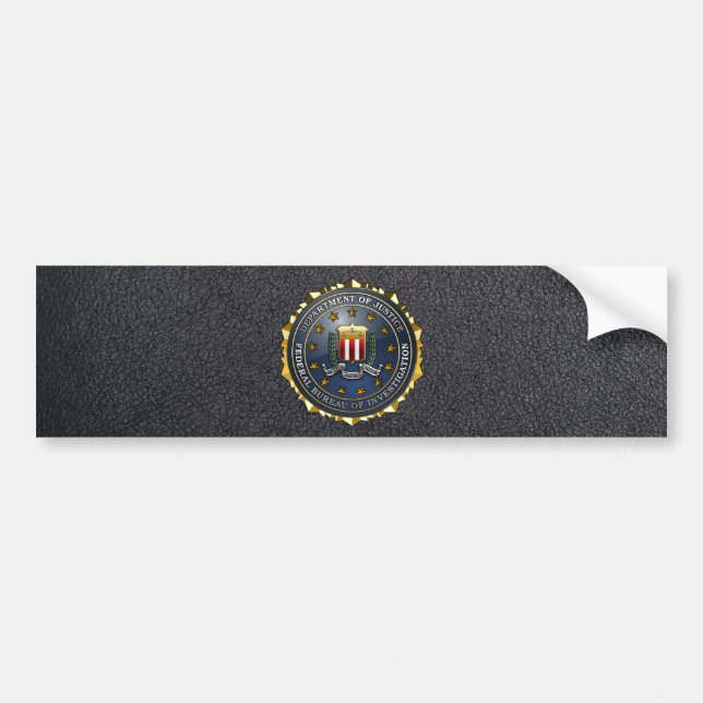 FBI-Emblem Autoaufkleber (Vorne)