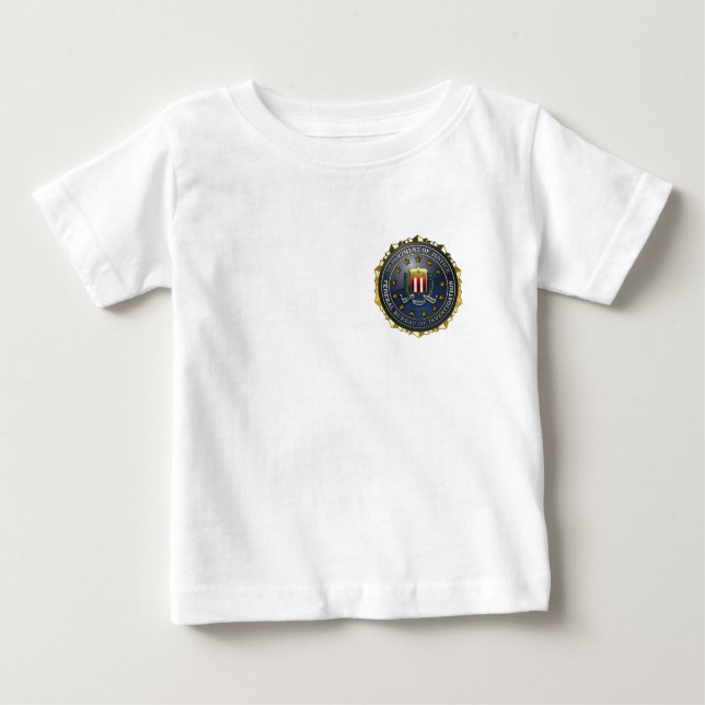 FBI-Emblem Baby T-shirt (Vorderseite)