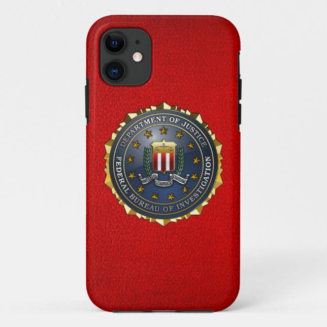 FBI-Emblem Case-Mate iPhone Hülle (Rückseite)