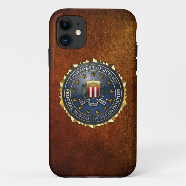 FBI-Emblem Case-Mate iPhone Hülle (Rückseite)
