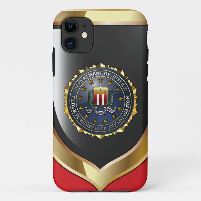 Fbi-Emblem Case-Mate iPhone Hülle (Rückseite)