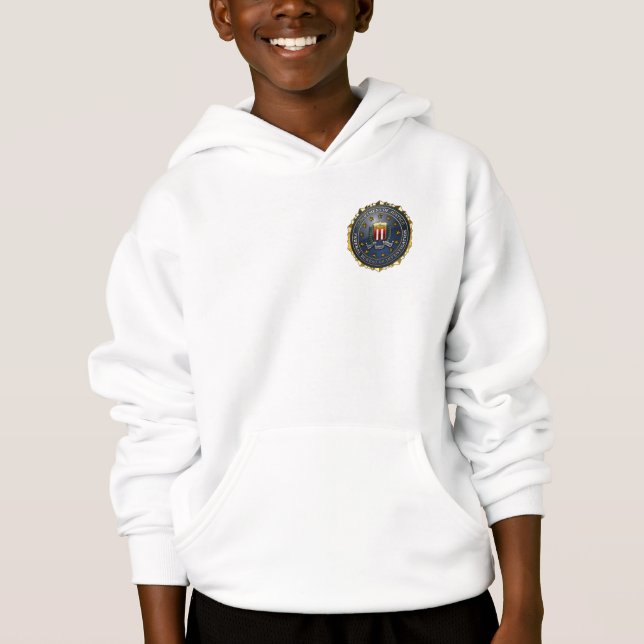 Fbi-Emblem Hoodie (Vorderseite)