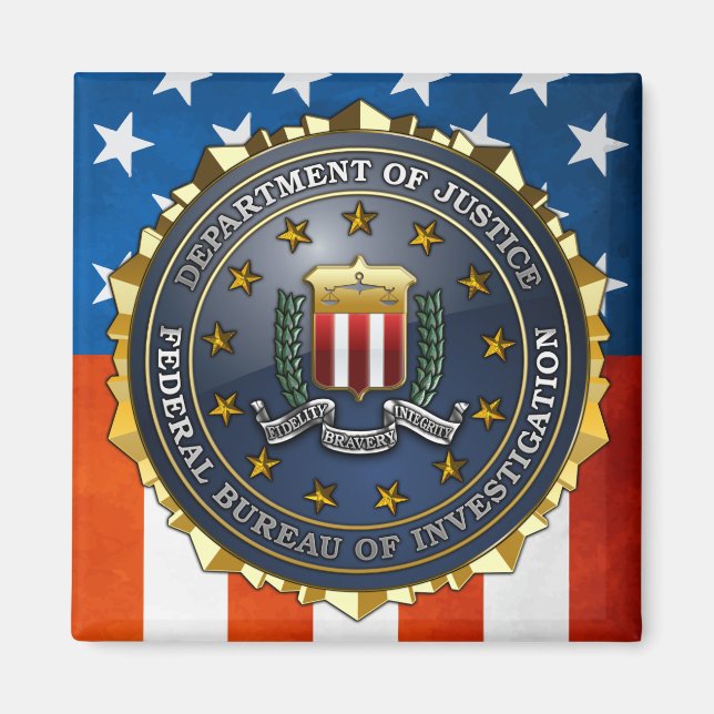 FBI-Emblem Magnet (Vorne)