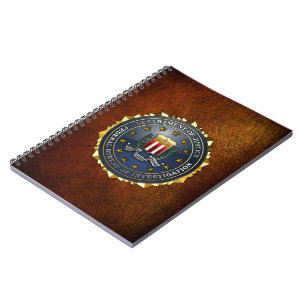FBI-Emblem Notizblock