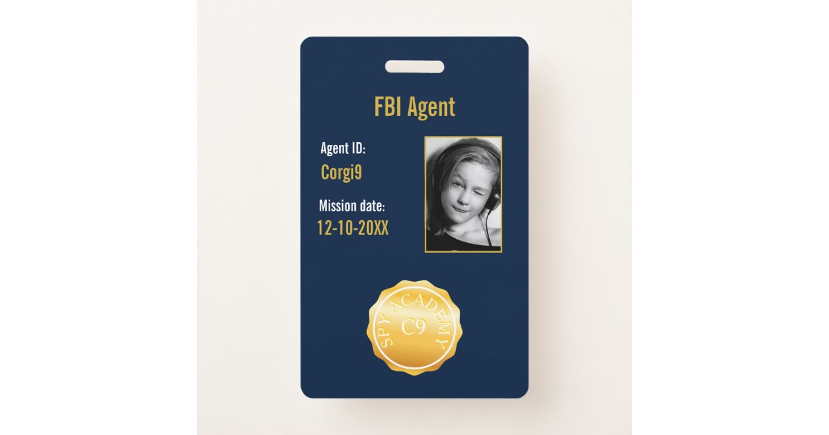 FBI Secret Agent Abzeichen Ausweis