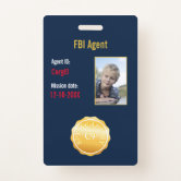 Badge Insigne de l'agent secret du FBI