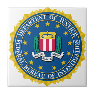 FBI-Siegel Fliese