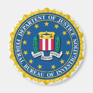 FBI-Siegel Magnet