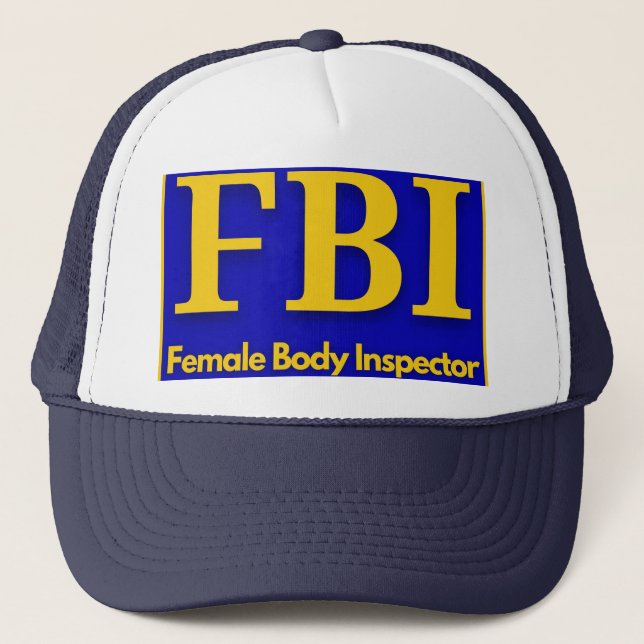 FBI - T - Shirt der Chefreinspektorin Truckerkappe (Vorderseite)