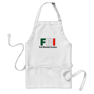 FBI volles Blooded italienisches kochendes Aparon Schürze