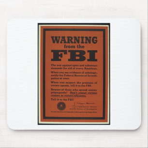 Fbi-Warnung Mousepad